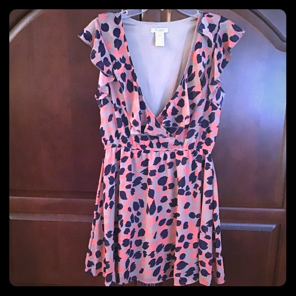 Ruffled Front Dress